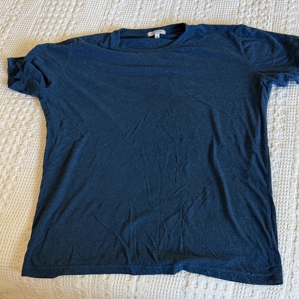 Gustin Deep Blue Short Sleeve Tee